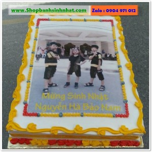 Bánh Sinh Nhật In Hình Ảnh - H747